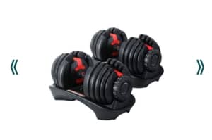 Everfit Adjustable Dumbbell Weight Plates - 24kg
