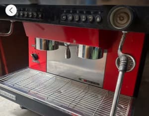 Commercial espresso machine, Sanremo 2 group.