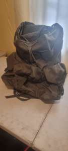 Travelling supported backpack