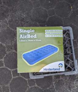 Hinterland Air Single Bed Mattress - Brand New