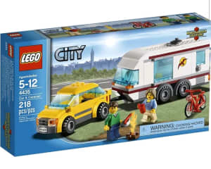 LEGO CITY CAR AND CARAVAN SET 4435