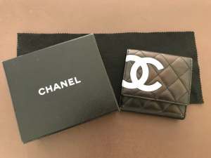Chanel Double C Wallet Black $1000 No PayPal Excellent condition