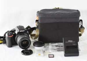 Nikon D3500 DSLR with Nikon 18-55mm Lens with carry bag - S/C 1,330