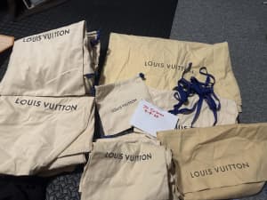 Louis Vuitton dust bags - various sizes