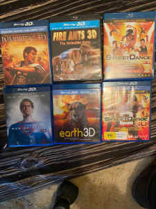 3d blurays for sale all brand new condition