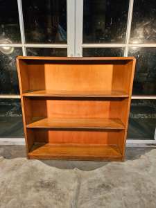 Beautiful Vintage Solid Oak 60s Bookcase -Shelves-Can Deliver