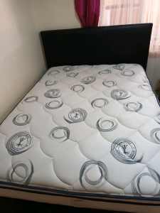Double bed and mattress 