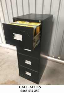 Filing Cabinet black in colour