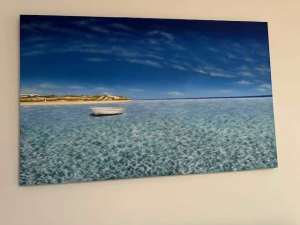 1.6M X 1M FRAMED PAINTING COST $3500 BOUGHT FROM MARGARET RIVER