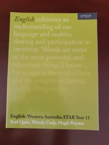 English WA ATAR textbook Year 11 Rod Quin