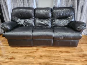 Leather Recliner Sofa set 3 1 1