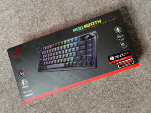 ROG Azoth mechanical keyboard Mac / PC as new in box $400 new