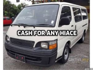 Wanted: Cash for any Hiace Any year make model In any condition 