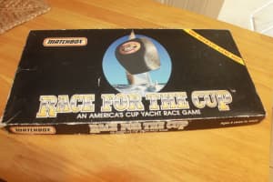 RETRO 1987 RACE FOR THE CUP GAME . AMERICAS CUP GAME