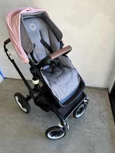 Bugaboo fox pram stroller with accessories bassinet & seat excellent 