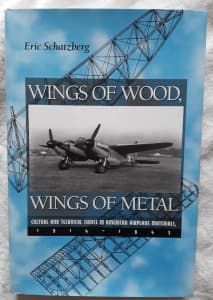 Wings of Wood Book Eric Schatzberg HC New WW2 Dehavilland Mosquito 