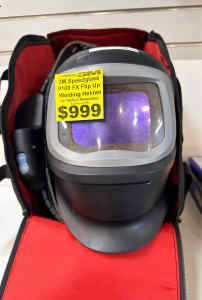 3M Speed glass 9100 FX Flip Up Welding Helmet (w/ ADFLO Respirator)