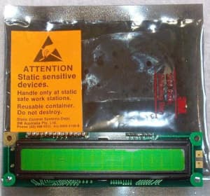 HANTRONIX 8 x 1 line HDM16108H-7 LCD display module