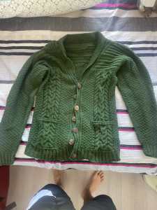 Hand Knitted , pure wool jumper, available in all colours and sizes on