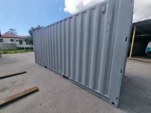 20ft Grey B Grade Standard Height Shipping Container - No Number