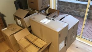 20 MOVING BOXES $15