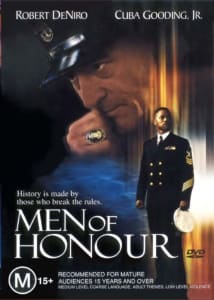 * RRP $50 * 2000 DVD Men of Honour 124min Widescreen Colour Movie Film St Kilda East Glen Eira Area Preview