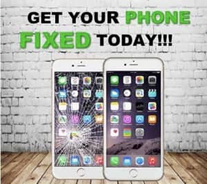 iphone X glass repairs $70 ONLY with glass screen protector FREE