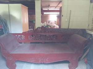 Solid Wood Balinese Bench Seat