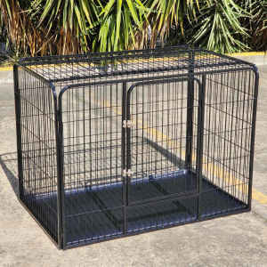 HeavyDuty 48 XXL Pet Crate Playpen with Roof Puppy Dog Whelping Pen