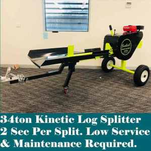 34 Ton Kinetic Log Splitter 6.5HP Petrol Engine BM11038