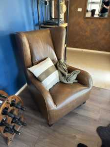 Italian Leather Single Seat