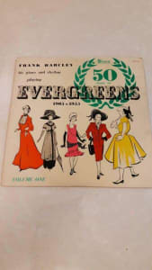 RECORD EVERGREENS FRANK BARCLEY 1903 TO 1955