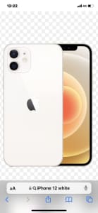 iPhone 12 128gb White UNOPENED 