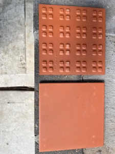 Italian made terracotta tiles x 19