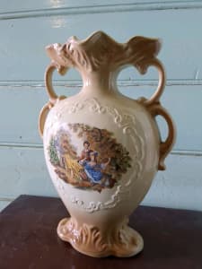 Antique Crown Made in England Ornate Handled Vase R.626518