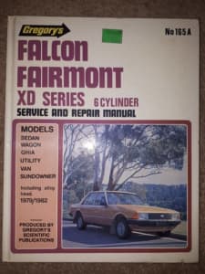 Ford Falcon XD Gregorys workshop manual