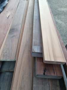 Solid furniture grade timber