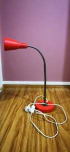 Red Table lamp without bulb