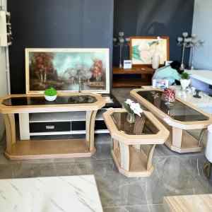 Elegant Wooden Side Table $90 EACH, Coffee Table $250, TV Unit $290
