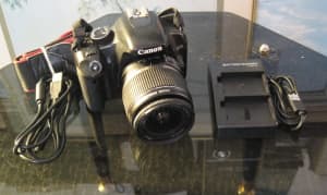 CANON EOS 450D DSLR CAMERA WITH 18-55MM IS LENS