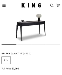 King furniture desk for sale