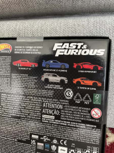 Hot Wheels Fast & Furious 5 pack