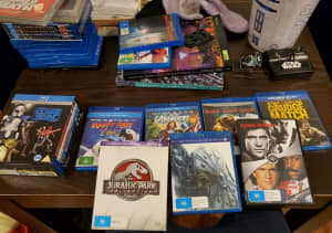 Blu rays and DVDs for sale