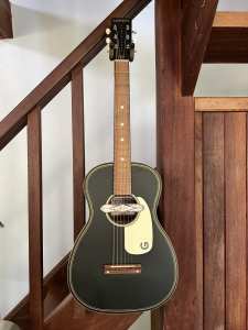 GRETSCH PARLOR GUITAR WITH SOUNDHOLE PICKUP