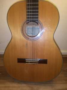 right handed Vintage 70s penco classical guitar
