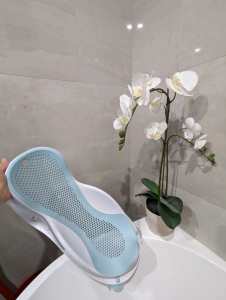 Angelcare Baby Bath Support Fit - Blue/Aqua