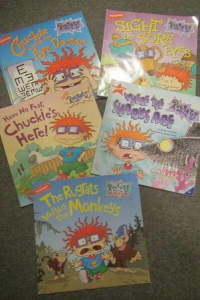 kids children's picture story book books rugrats vintage tv show
