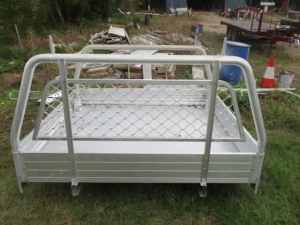 alloy dual cab ute tray 1870 w x 1780 long cpmes with all fittings