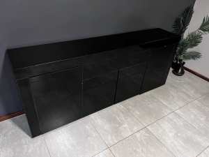 Square modern buffet table