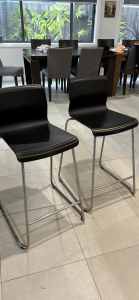 2 x IKEA Glenn kitchen stools